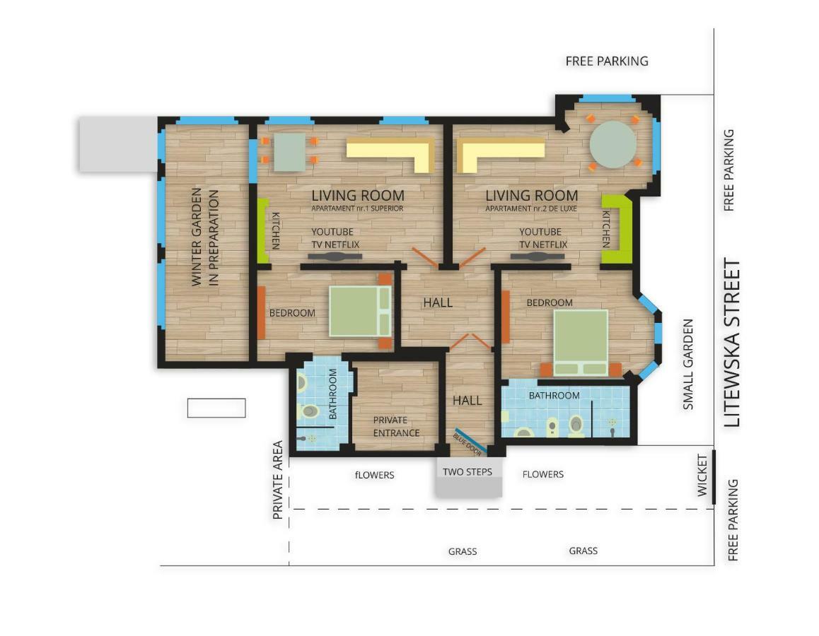 Cherry House Apartments Бидгошч Екстериор снимка